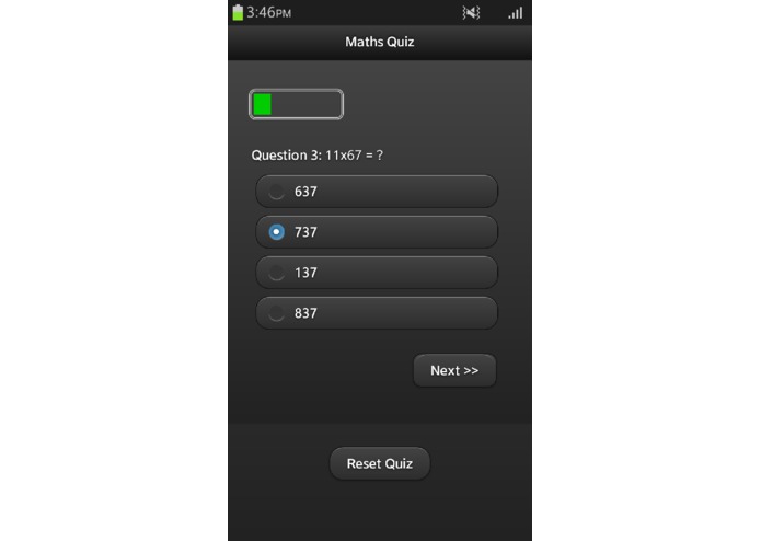 Maths Quiz – screenshot 3