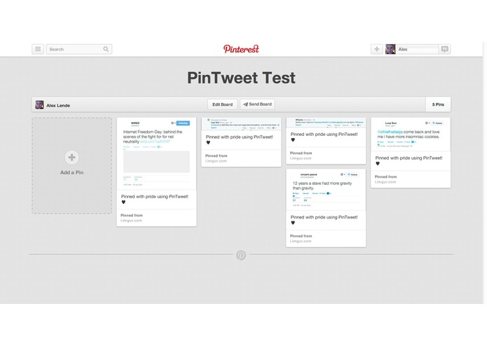 Pintweet – screenshot 4