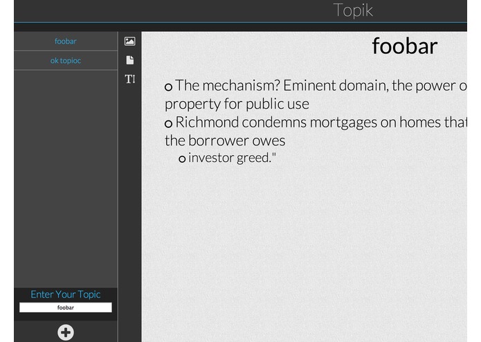 Topik – screenshot 2