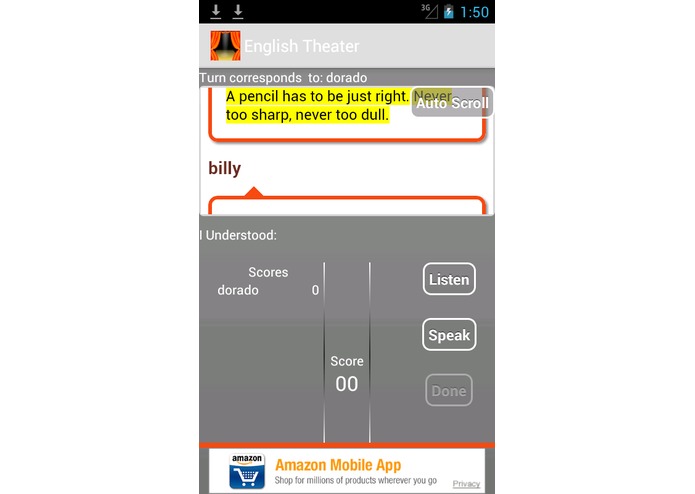 THEATER TO PRACTICE ENGLISH  – screenshot 1