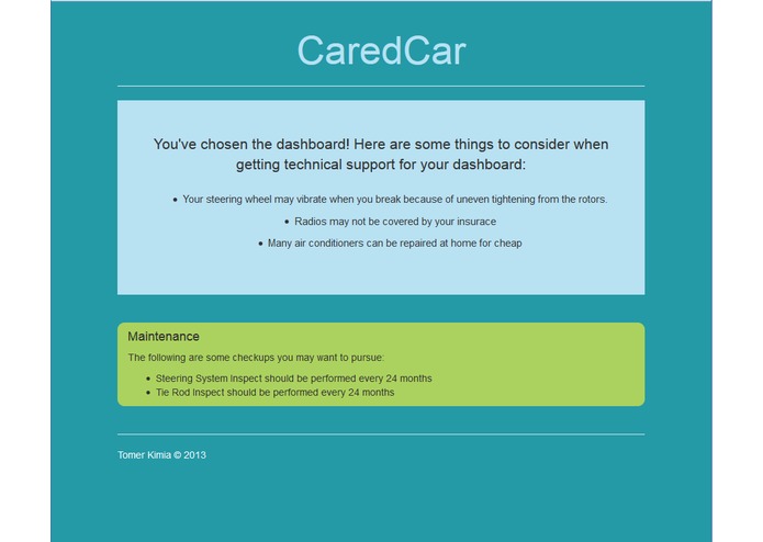 CaredCar – screenshot 1