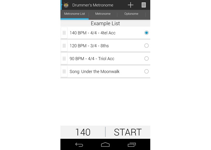 Drummer's Metronome – screenshot 2