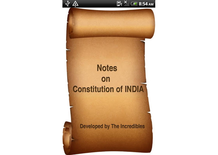 Notes on Constitution of India – screenshot 1