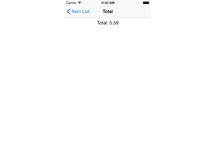 Itemised Electronic Receipt System – screenshot 1
