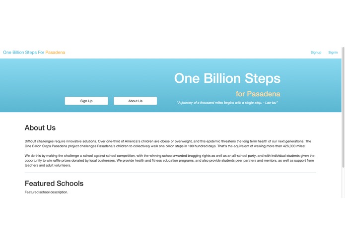 One Billion Steps for Pasadena – screenshot 1