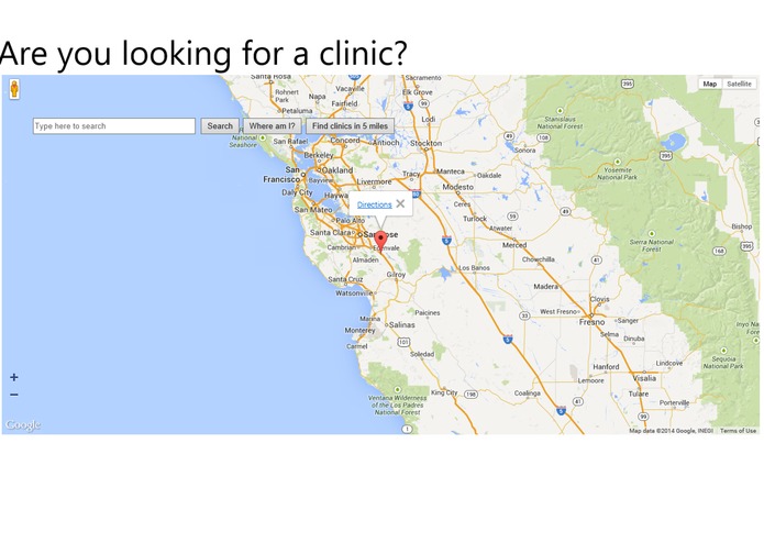 Clinic Finder – screenshot 1