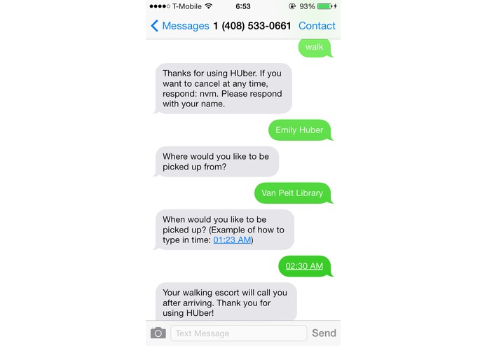 HUber – screenshot 1