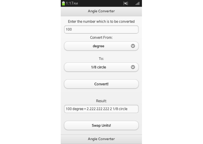Angle Converter – screenshot 4