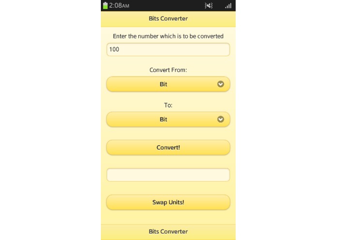 Bits Converter – screenshot 1