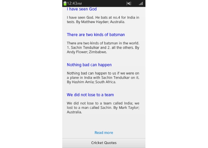 Cricket Quotes – screenshot 3