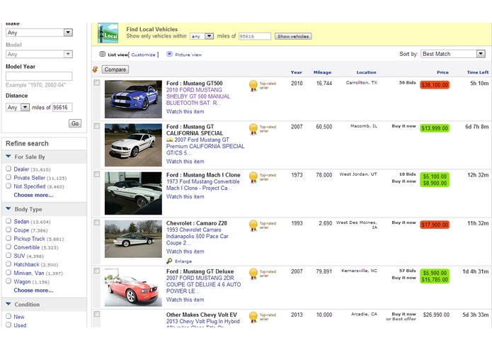Vehicle Appraiser for Ebay – screenshot 1