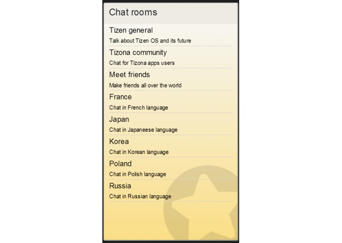 Chat app – screenshot 3