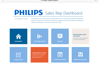 Enhatch Mobile CRM for Philips Healthcare