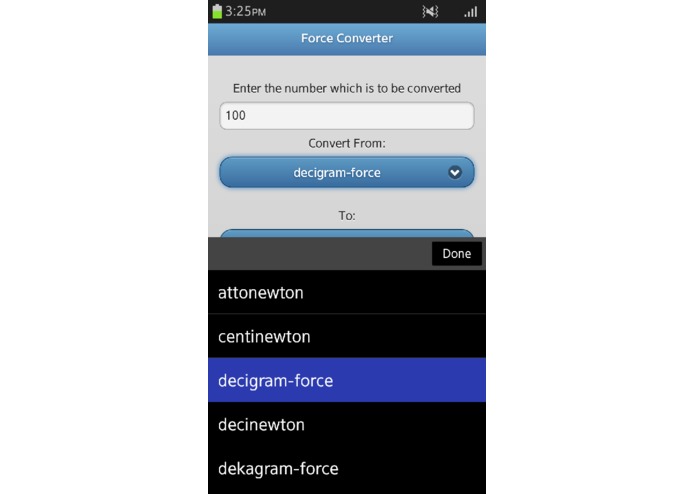Force Converter – screenshot 4