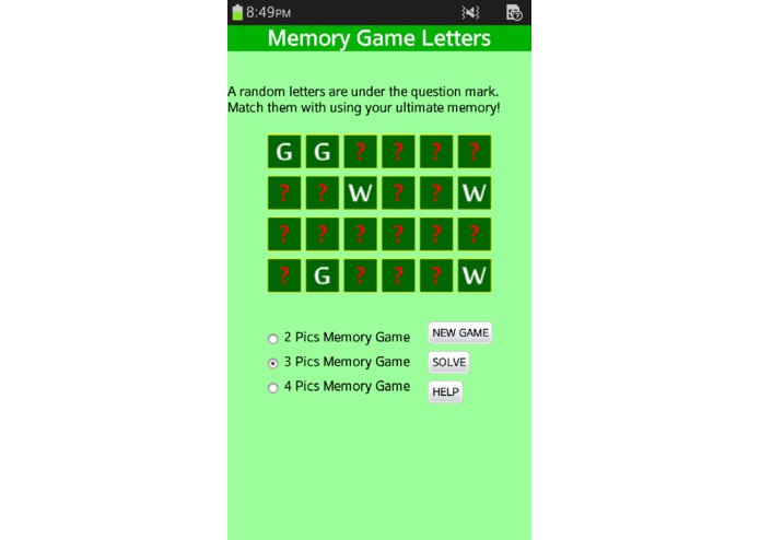 Memory Game Letters – screenshot 4