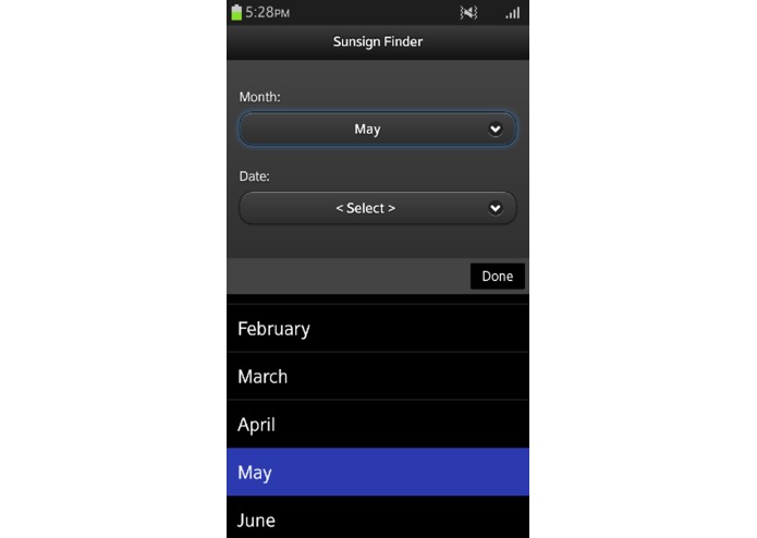 SunSign Finder – screenshot 3