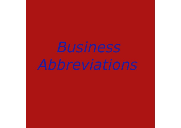 Business Abbreviations – screenshot 1
