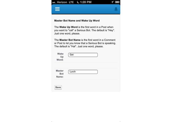 Serious Bots - Chat Bots for Salesforce1 Chatter® – screenshot 4