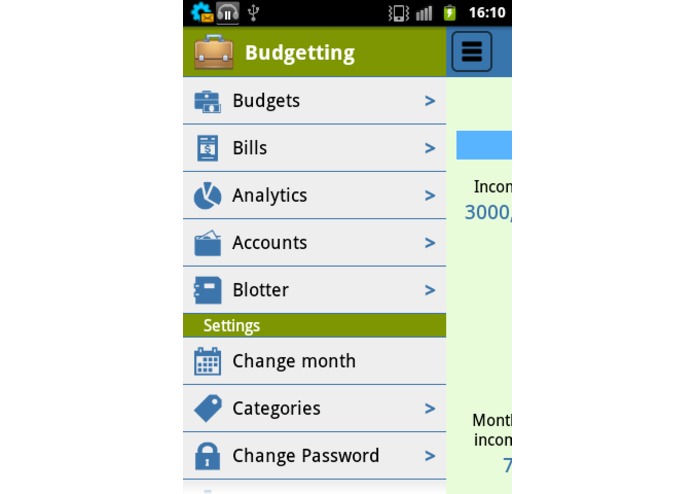 Monthly Budget – screenshot 2