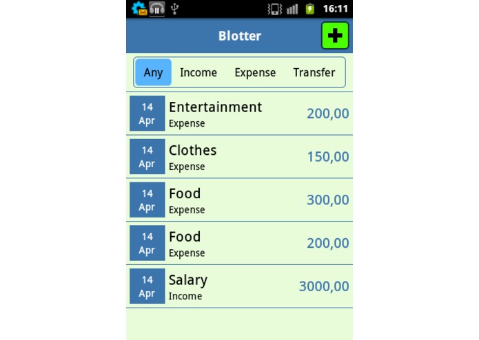 Monthly Budget – screenshot 3