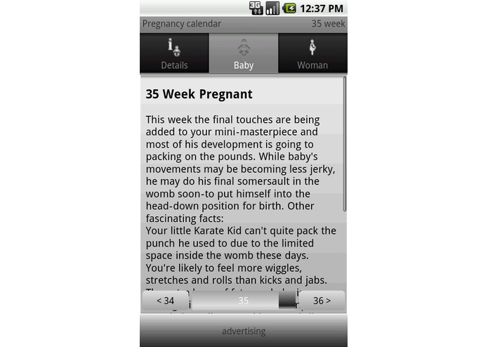 Pregnancy Calendar – screenshot 3