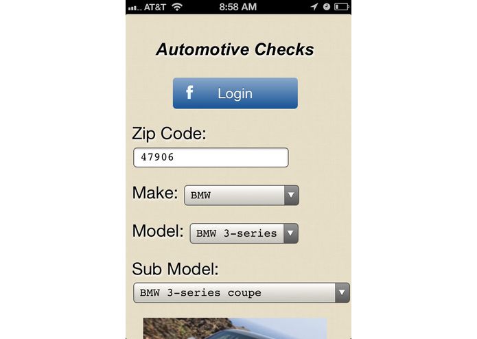 Automotive Checks – screenshot 1