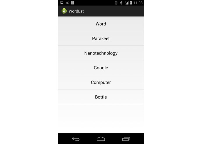 WordLst – screenshot 2