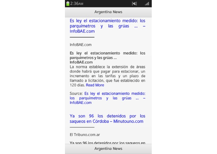 Argentina News – screenshot 1