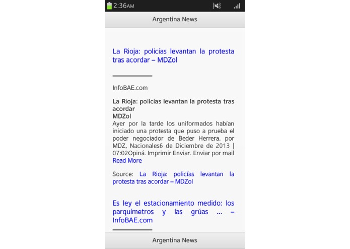 Argentina News – screenshot 2
