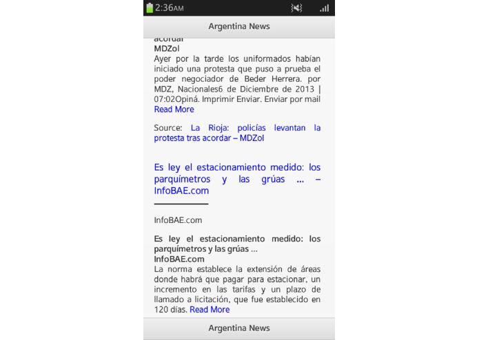 Argentina News – screenshot 3