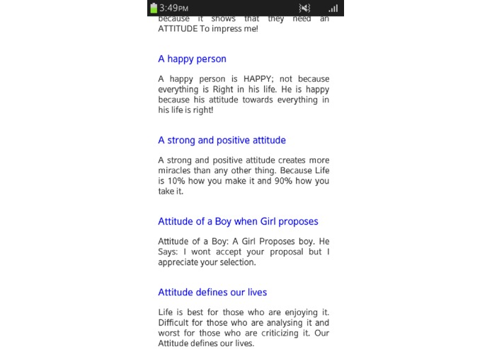Attitude SMS – screenshot 4