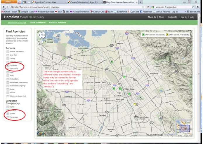 Homeless SCC (Santa Clara County) – screenshot 2