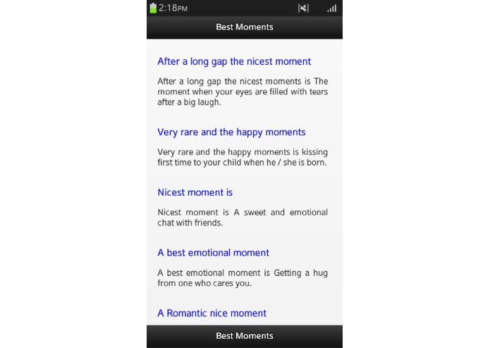 Best Moments – screenshot 1