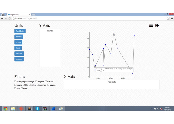 LogYourDay – screenshot 3