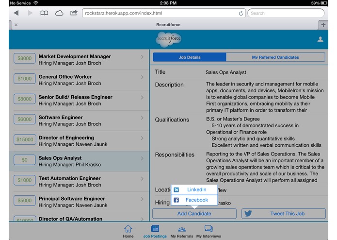 Recruitforce by Rockstarz – screenshot 3
