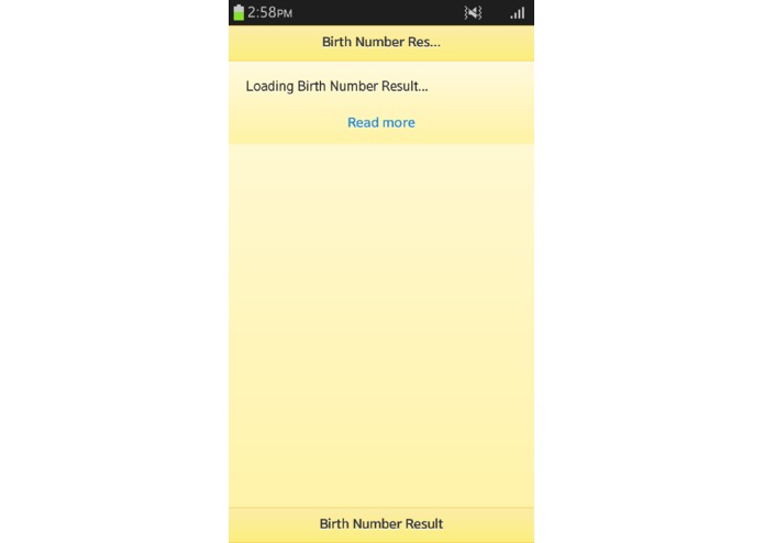 Birth Number Result – screenshot 1