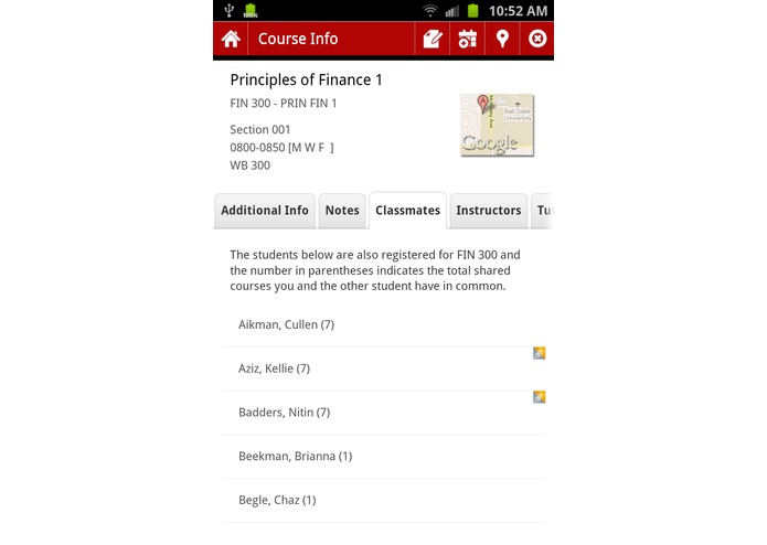 bConnected @ Ball State for the Galaxy Note – screenshot 5