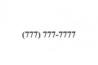 (777) 777-7777