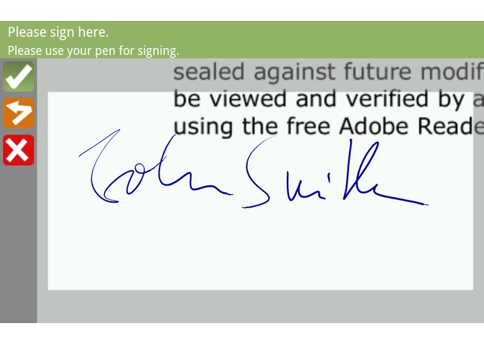 SIGNificant Signature Capture – screenshot 4