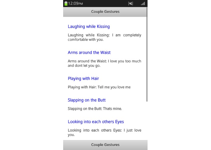 Couple Gestures – screenshot 2