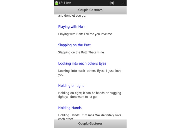 Couple Gestures – screenshot 4