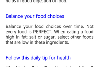 Health Tips