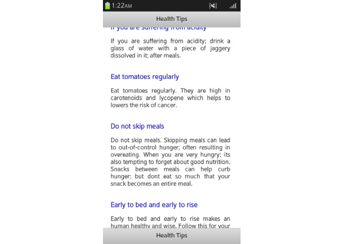 Health Tips – screenshot 4