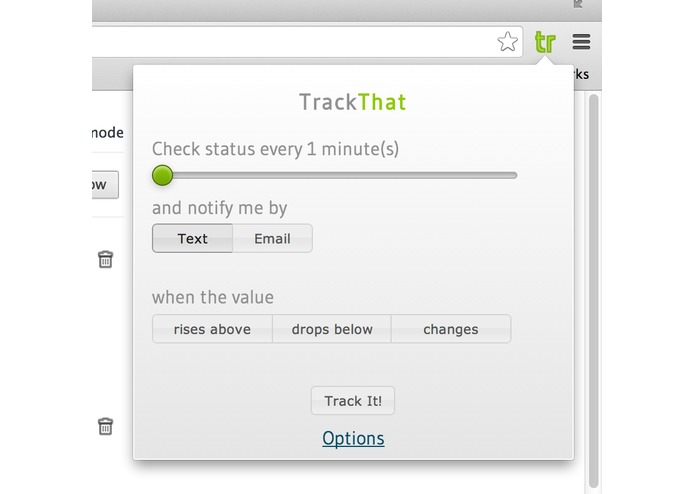 TrackThat – screenshot 1