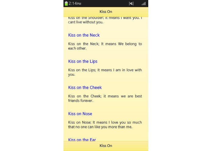 Kiss On – screenshot 2