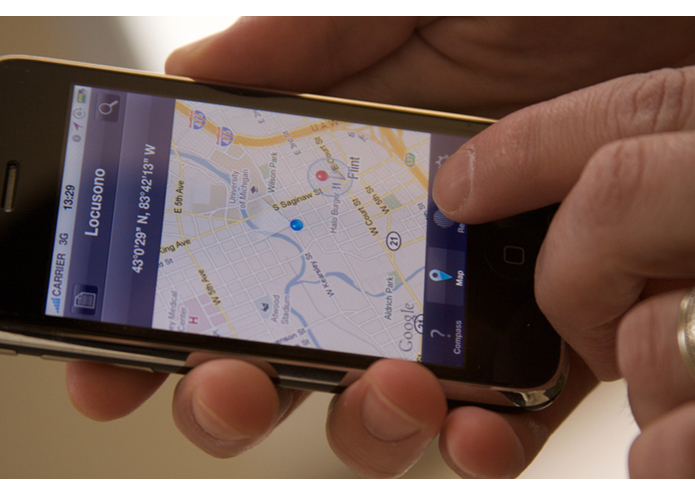 Locusono: a locative moblie audio application – screenshot 1