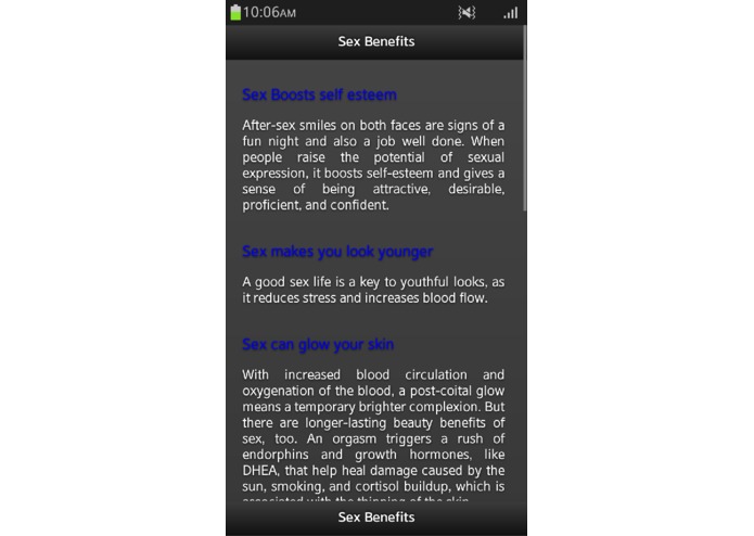 Sex Benefits – screenshot 1