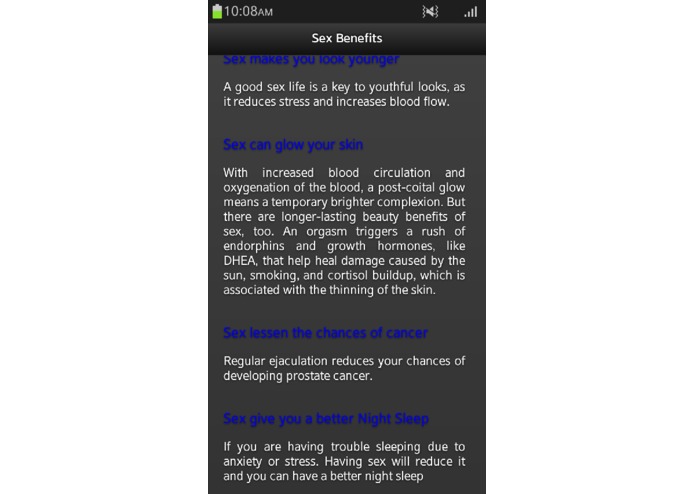 Sex Benefits – screenshot 2