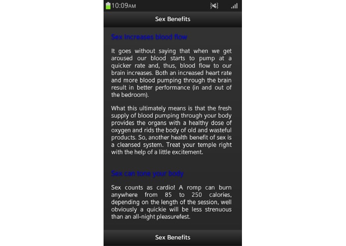 Sex Benefits – screenshot 3