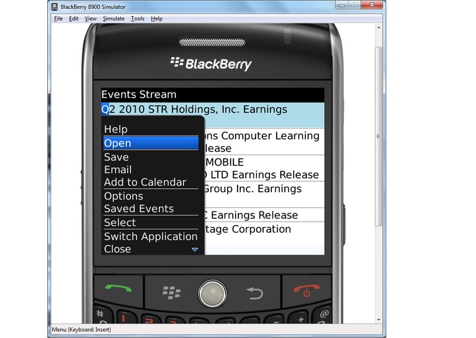 Events Stream – screenshot 4